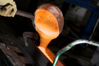 Glass casting i glass fusing